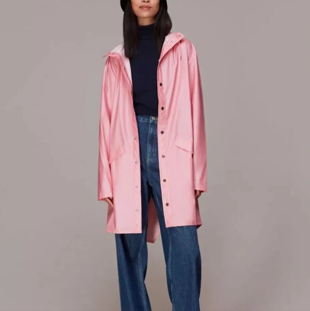 RAINS Pink Rain Coat